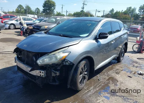 2015 Nissan Murano S из США, поврежденный, VIN 5N1AZ2MH2FN285216